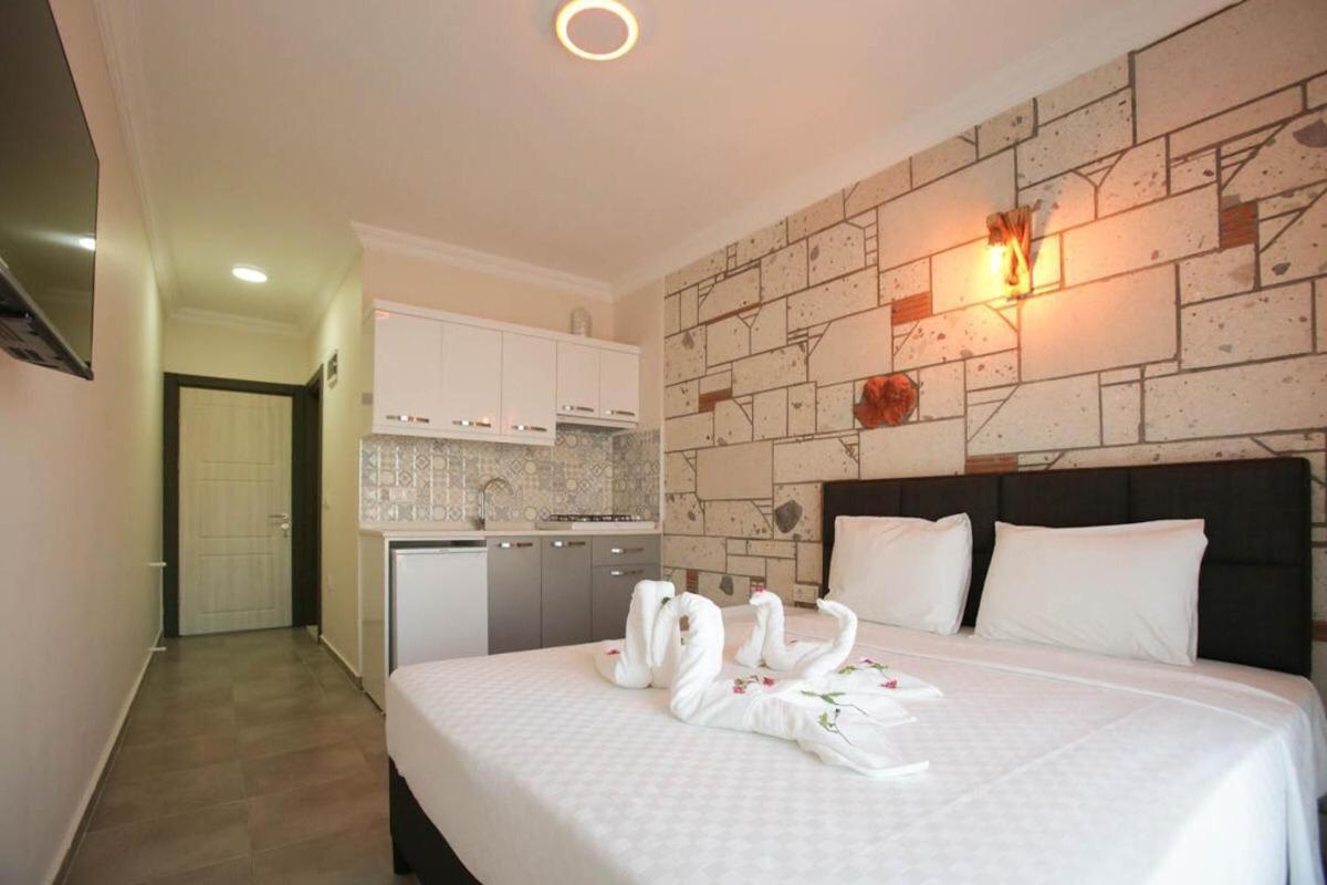 Lebedos Apart Hotel Gümüldür Exterior foto