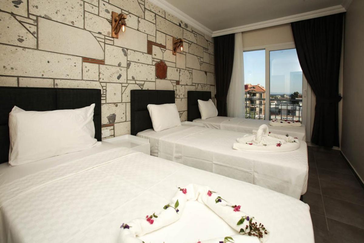 Lebedos Apart Hotel Gümüldür Exterior foto